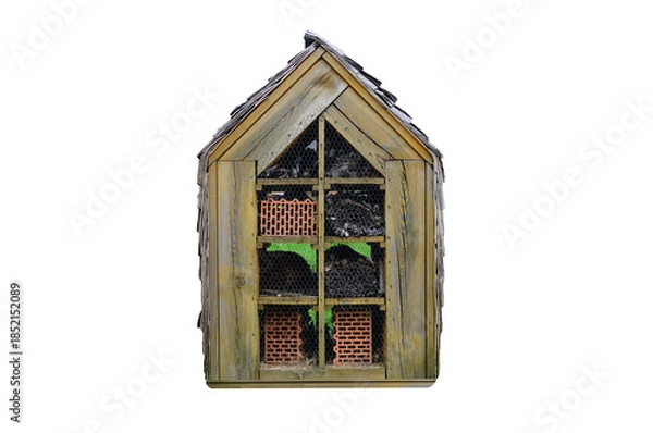 Obraz Insect house isolated on white background