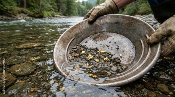 Obraz Panning for gold