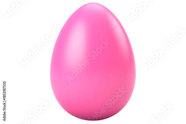 Obraz pink egg isolated on white