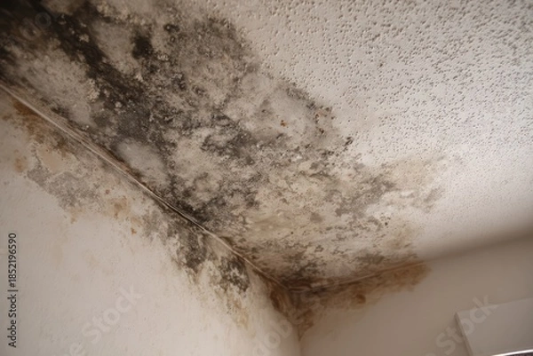 Obraz Indoor ceiling damage with moisture and fungus