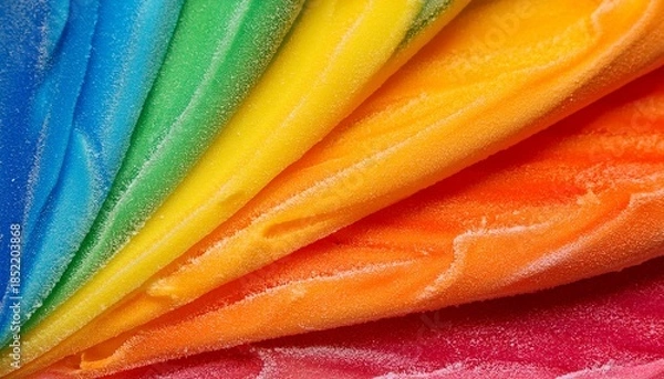 Obraz Rainbow Sorbet Background