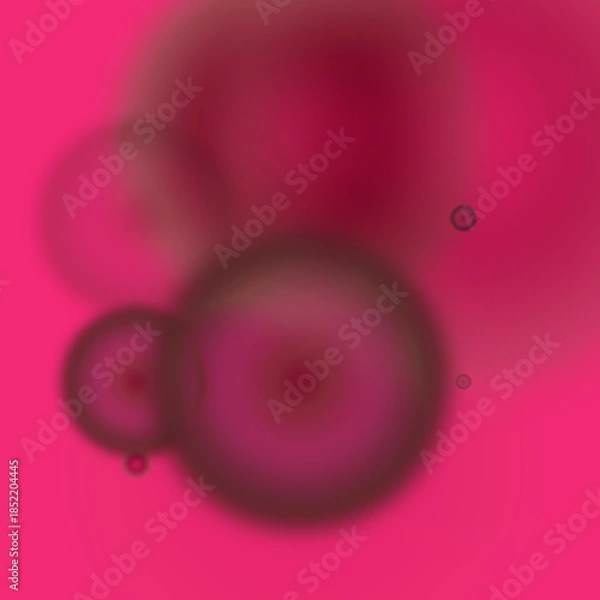 Obraz Abstract Blurred Circles on Vibrant Pink Background