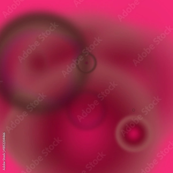 Obraz Vibrant Abstract Circles on Pink Background