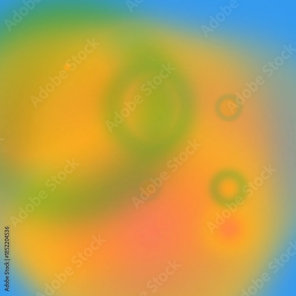 Obraz Vibrant Abstract Circles in a Colorful Blur