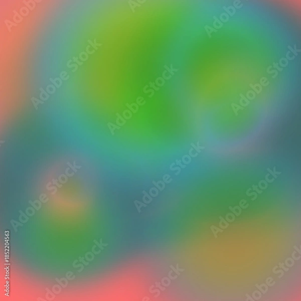 Obraz Vibrant Abstract Circular Forms