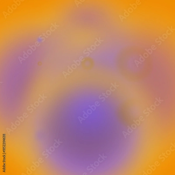 Obraz Vibrant Abstract Swirls in Orange and Purple
