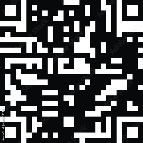 Fototapeta Square qr code