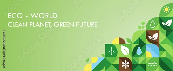 Obraz Eco World Green Future