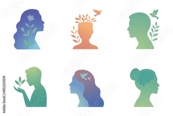 Obraz Human Mind Concepts Silhouette