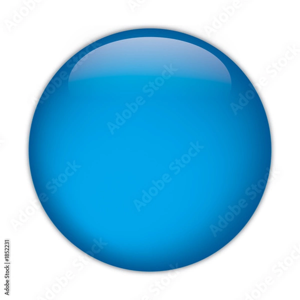 Fototapeta aqua button blue