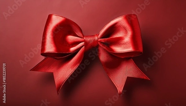 Obraz Classic Red Christmas Bow