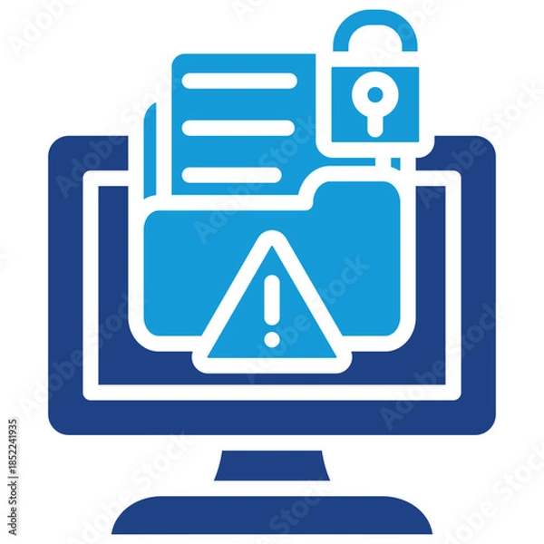 Obraz File Warning Icon