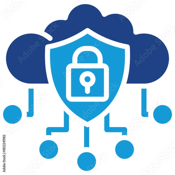 Obraz Cloud Security Icon