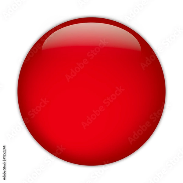 Fototapeta przycisk wodny czerwony