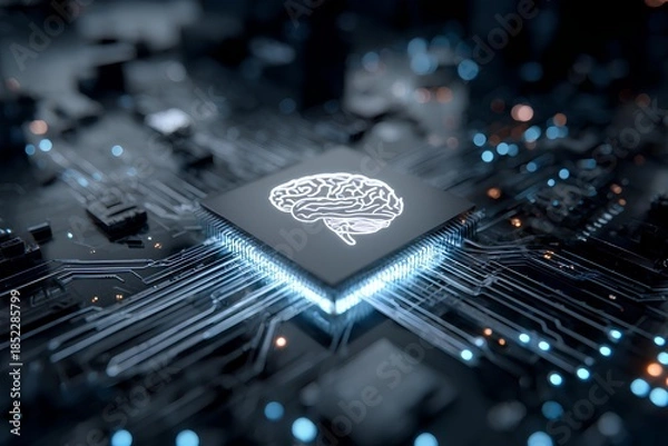 Obraz Artificial Intelligence Chip 