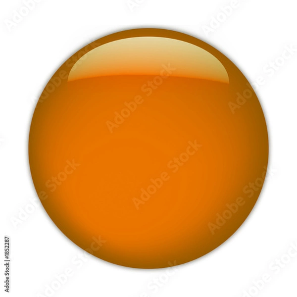 Fototapeta aqua button orange