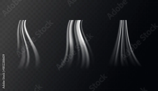 Obraz Ice swirl elements