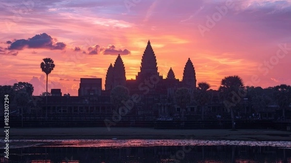 Obraz sunset in bagan