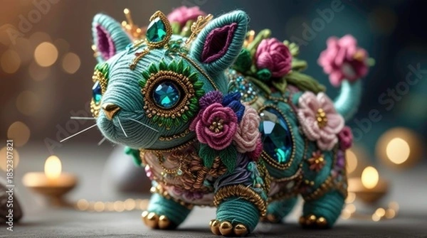 Obraz chinese dragon statue