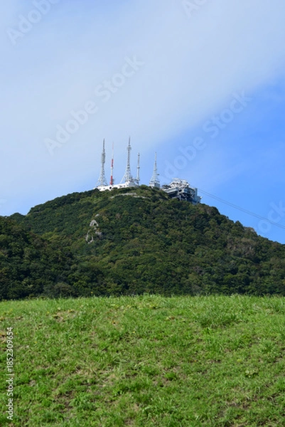 Obraz 丘の向こうに函館山