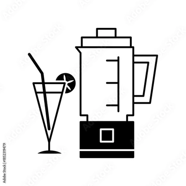 Fototapeta Blender icon design template