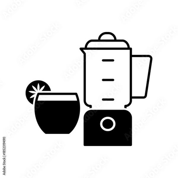 Fototapeta Blender icon design template