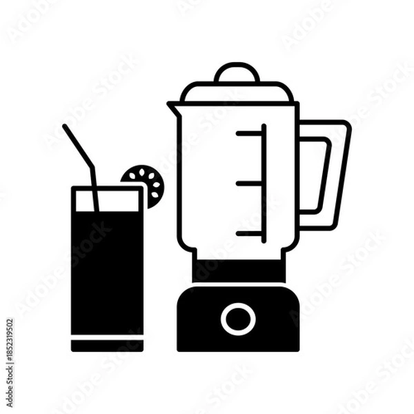 Fototapeta Blender icon design template