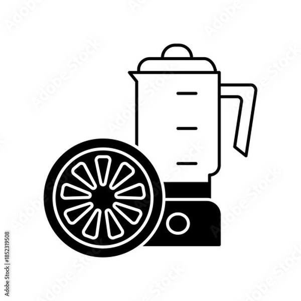 Fototapeta Blender icon design template