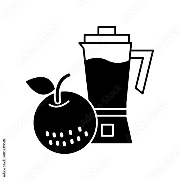 Fototapeta Blender icon design template