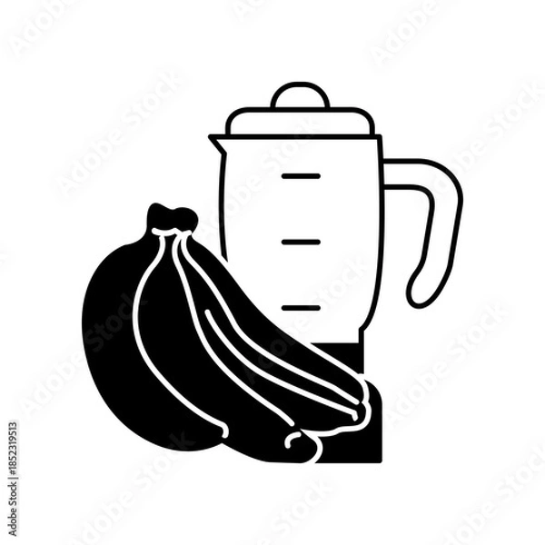 Fototapeta Blender icon design template