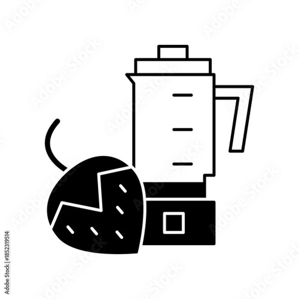 Fototapeta Blender icon design template