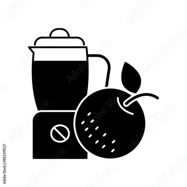 Fototapeta Blender icon design template