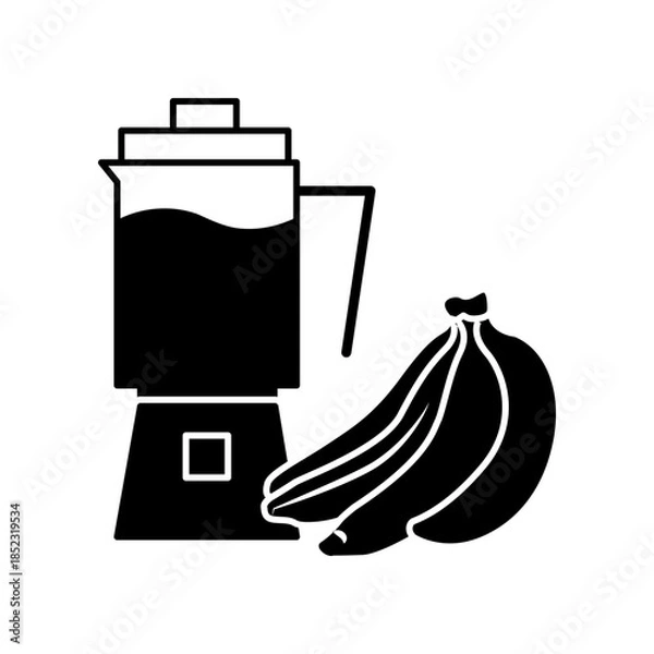 Fototapeta Blender icon design template