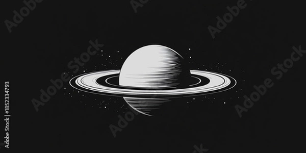 Obraz black hat on a black background