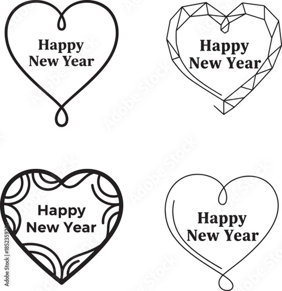 Fototapeta Happy new year