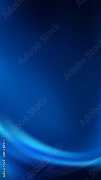 Obraz Deep Blue Corporate Abstract Light Wave