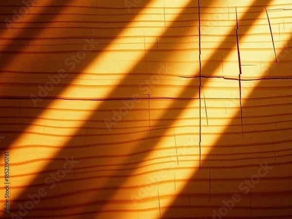 Obraz Softly lit timber grain unfurls, a top-down contemplation of natural patterns ,  earthy,  detail