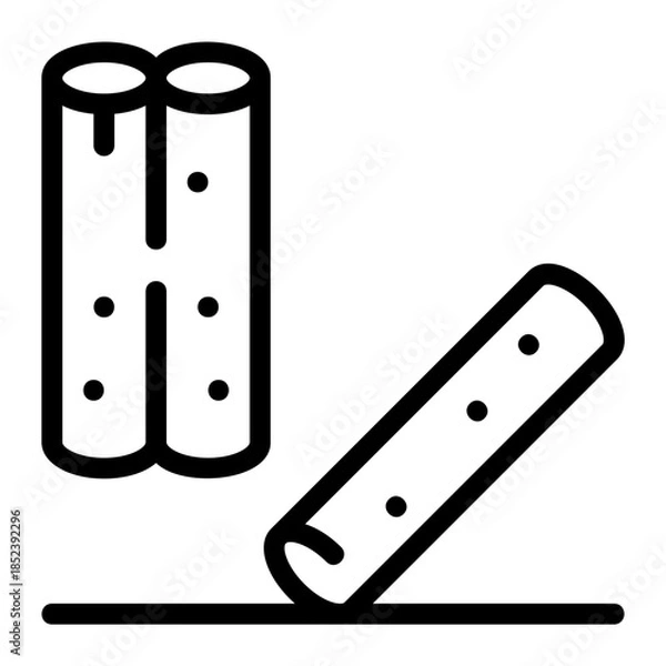 Obraz chalk line icon