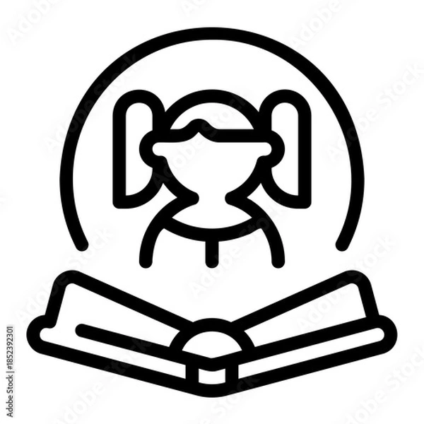 Obraz Future Generation line icon