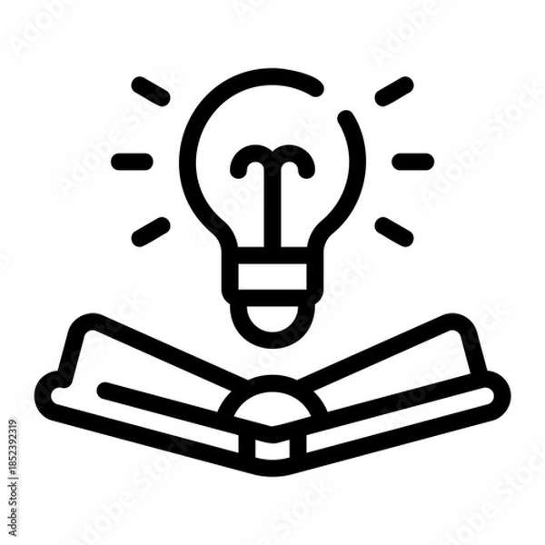 Obraz knowledge line icon