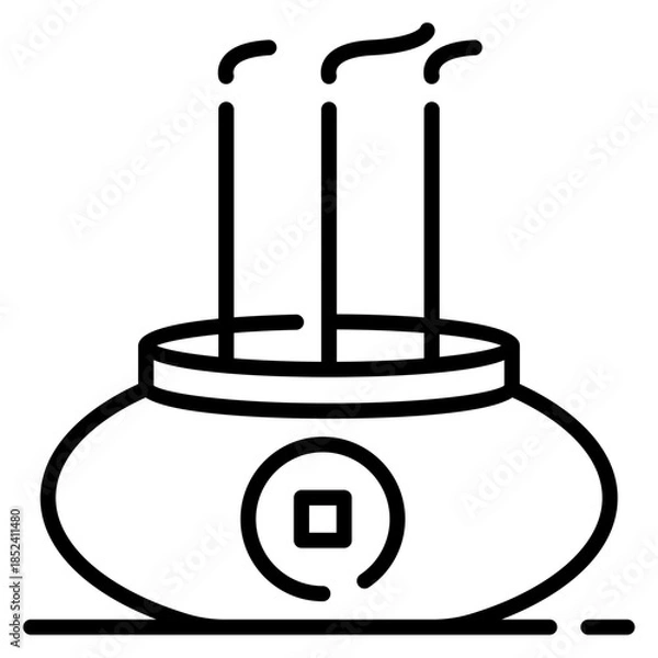 Obraz Chinese Incense Icon