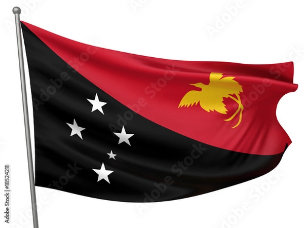 Obraz Papua New Guinea National Flag