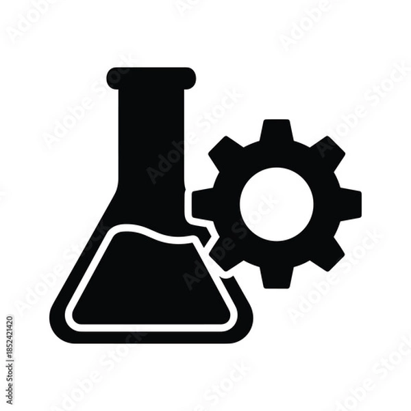 Obraz Laboratory equipment and mechanical component