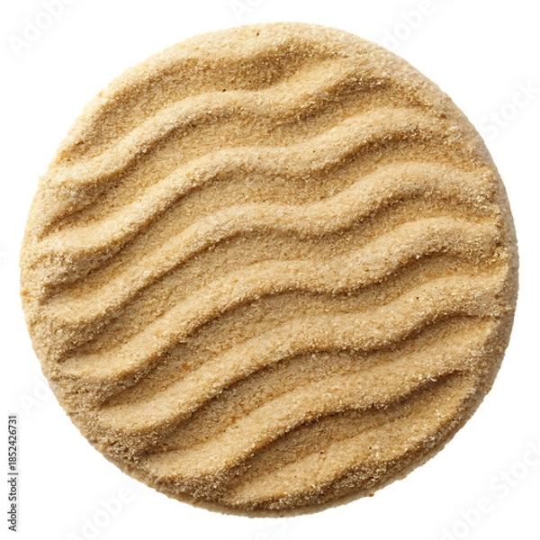 Obraz Sand Pattern Isolated on White Background
