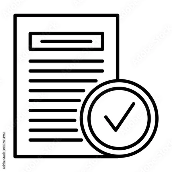 Obraz Verified Document Confirmation