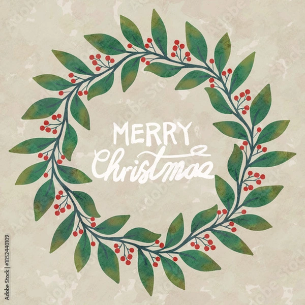 Obraz 크리스마스리스 카드2