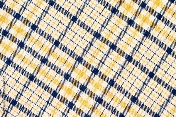 Obraz Multi colored plaid fabric background textured