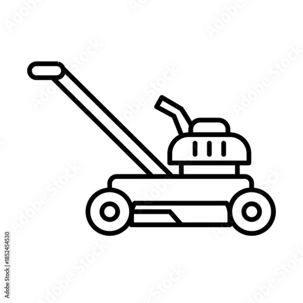 Obraz lawn mower icon