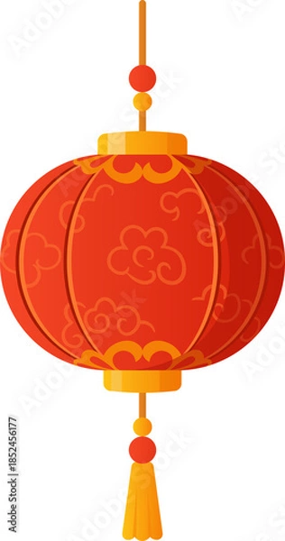 Obraz Chinese New Year Decorative Red Lantern