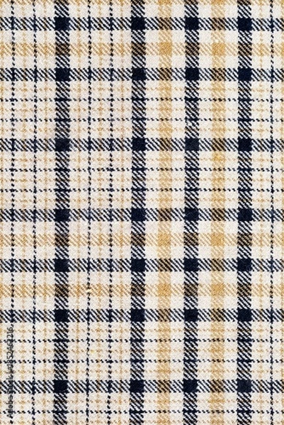 Obraz Multi colored plaid fabric background textured